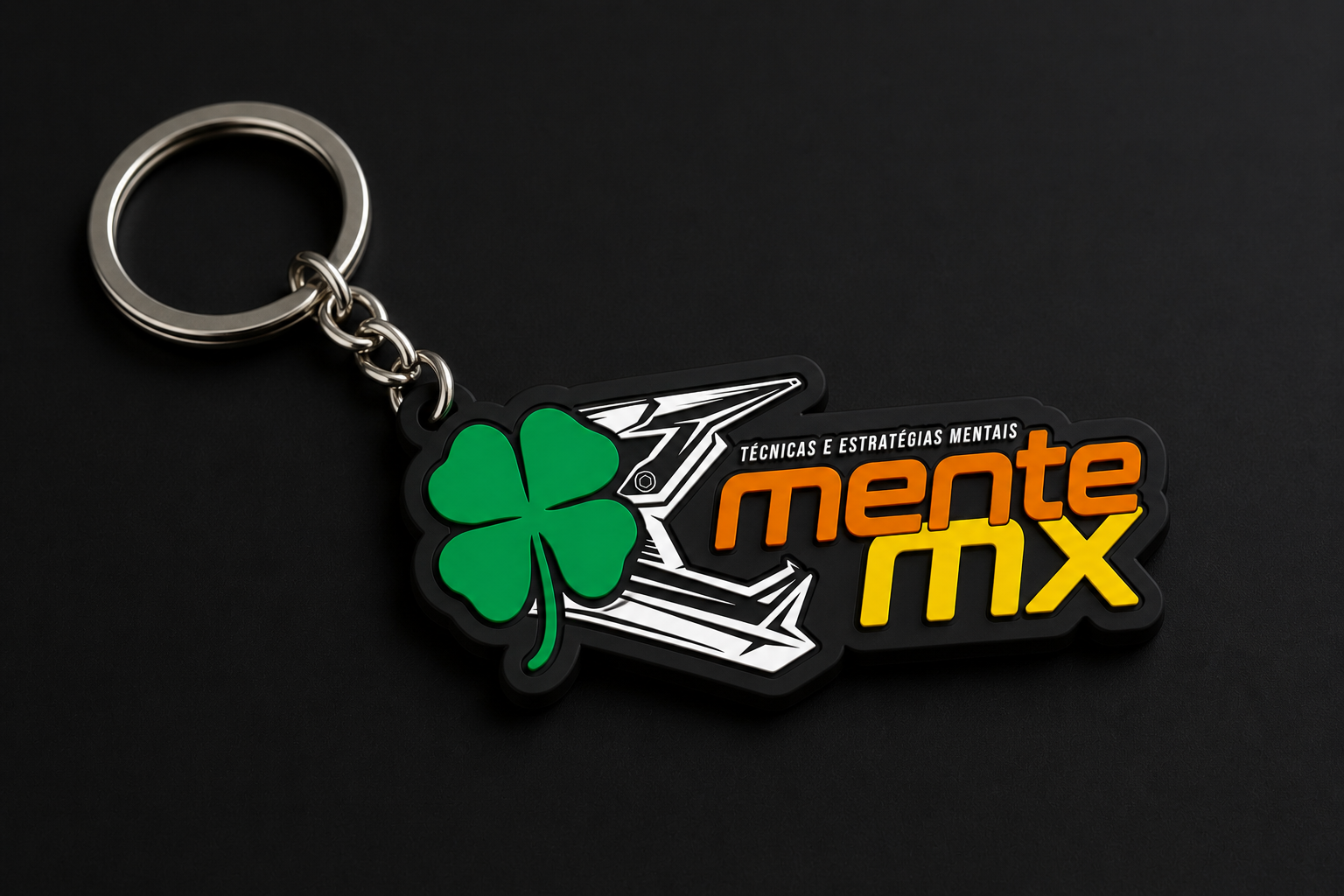 Chaveiro Mente MX de Borracha